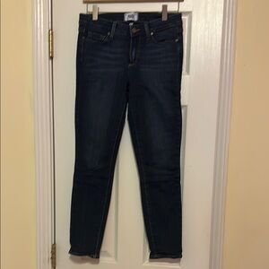 PAIGE Verdugo Ankle Blue Skinny Jeans Modern Fit